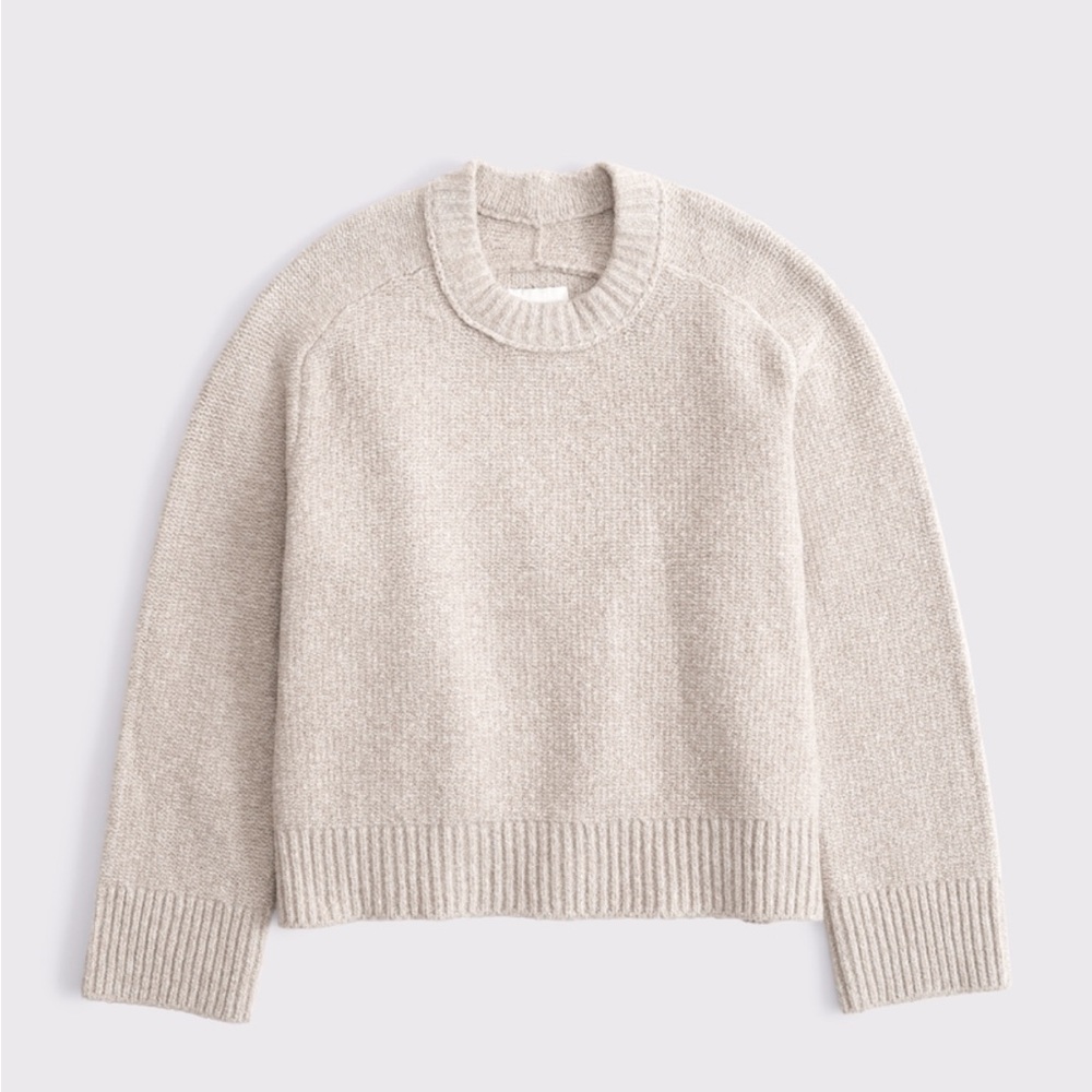 Abercrombie & Fitch Textural Crew Sweater - Size L